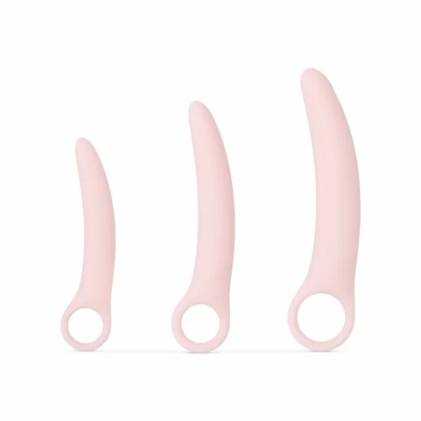 Teazers Dilator Set 3 sztuki silikonowy roÅ¼owy - stopniowany rozmiar