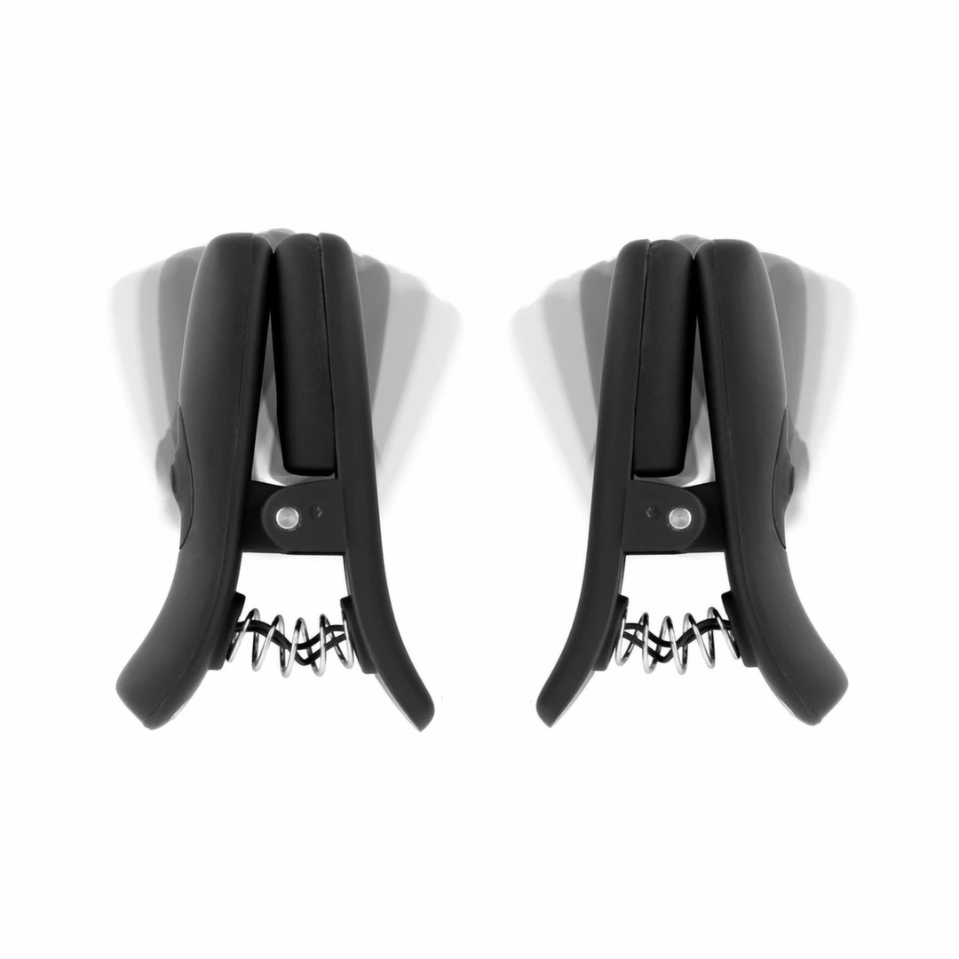 Bedroom Fantasies Vibrating Nipple Clamps Black - bezprzewodowe klamry wibrujÄ…ce
