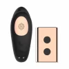 Rosy Gold C-Shape Black - Multi-Zone Vibrator with Luxury