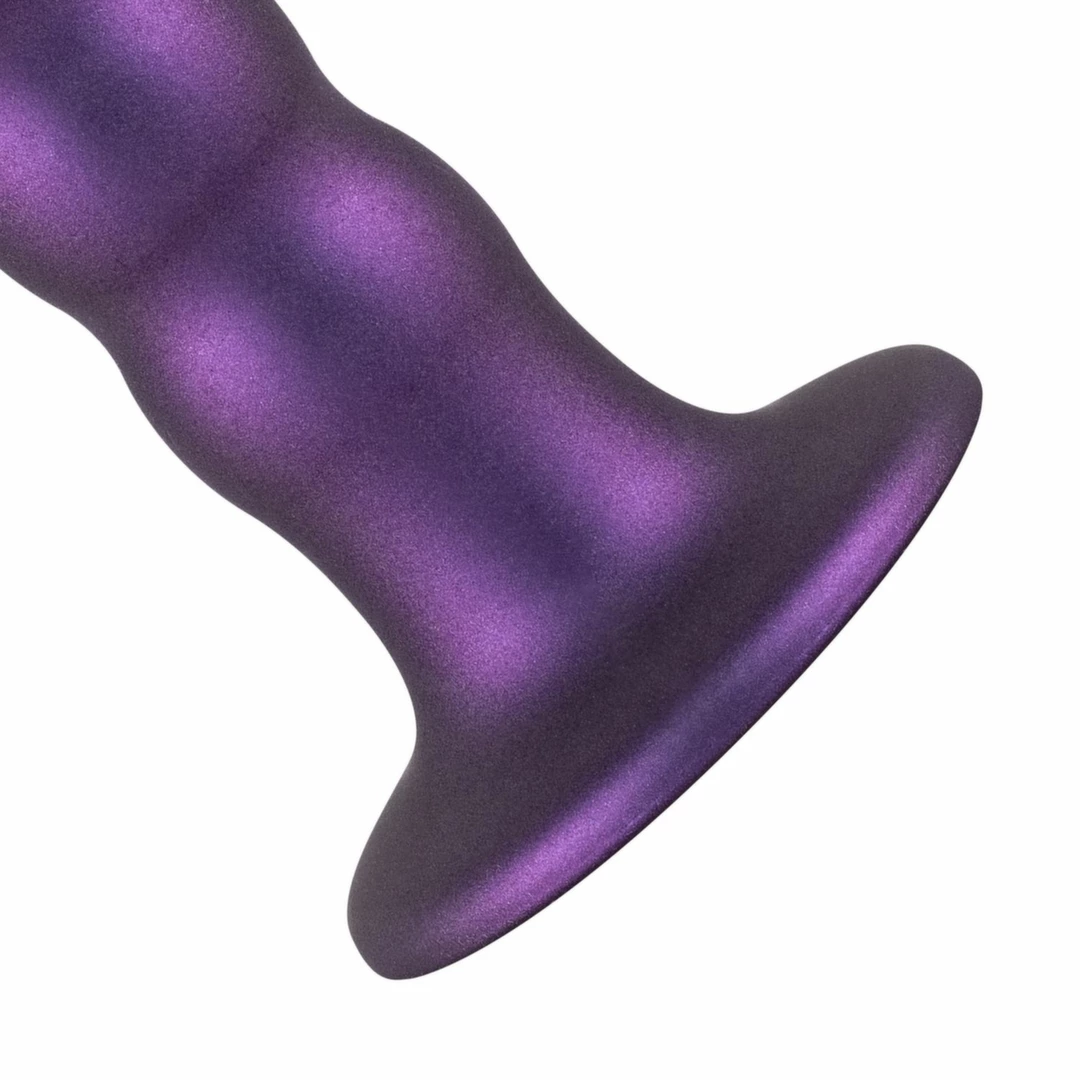 No-Parts Metallic Purple - anatomiczny model silikonowy z przyssawkÄ… 17 cm - Anelma eroticshop