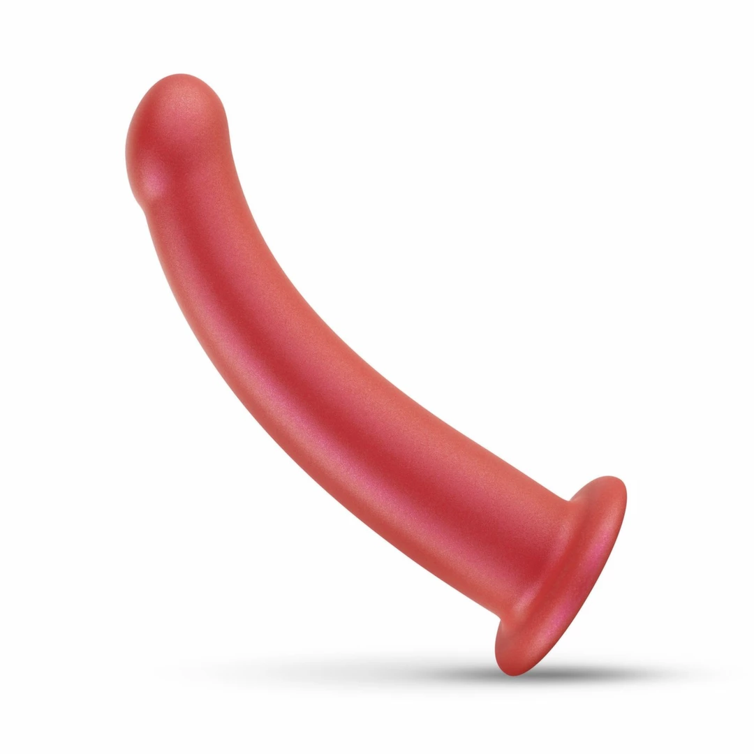 No-Parts Brandon Model with Stable Base Red 17.7 cm Silicone - Anelma sextoys