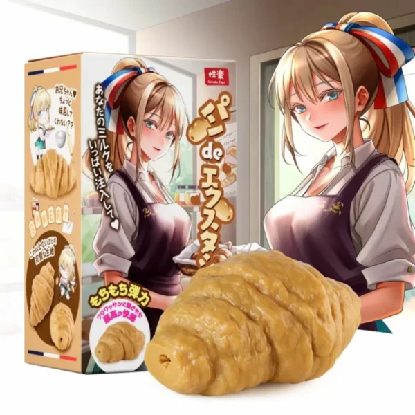 Seiraku Toys Bread of Ecstasy Intimate Device Croissant Shape Compact combines flexible elastomer and an ergonomic design in a practical