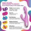 Good Vibes Only Rabbit Vibrator Moving Finger fioletowy 23 tryby - Anelma Good Vibes Only Rabbit Vibrator Moving Finger fioletowy 23