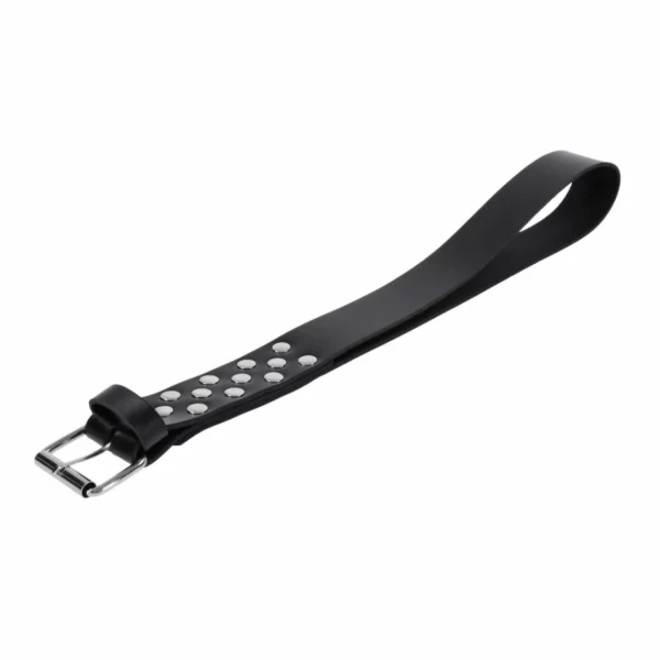 Sportsheets Edge Leather Belt Spanker Czarny - Skorzany Pas z KlamrÄ…