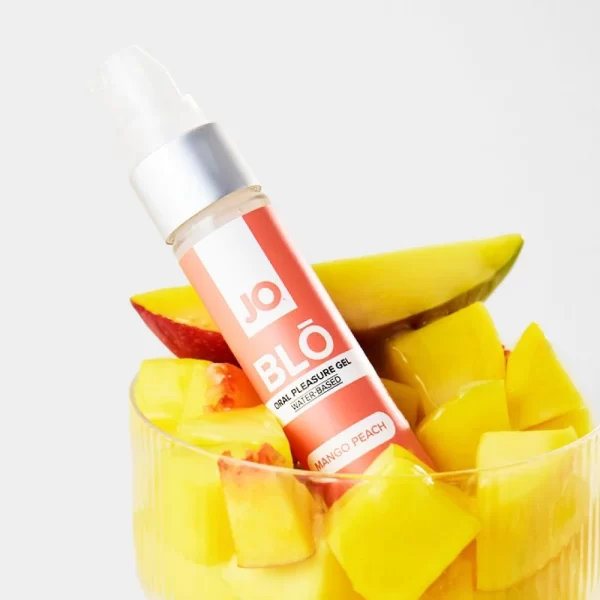 JO BLÅŒ Oral Pleasure Gel Mango Peach 30ml - Tropical Flavored Gel. Body care. See formula