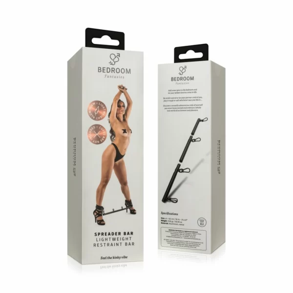 EasyToys Rozporka Regulowana Aluminiowa Czarna 41-62 cm