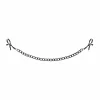 EasyToys Adjustable Nipple Clamps Black with Metal Chain