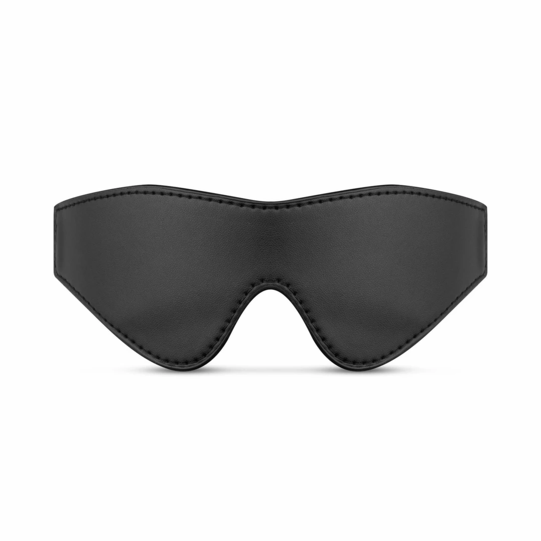 Ouch! Black Classic Mask - Opaska na Oczy z Ekoskory
