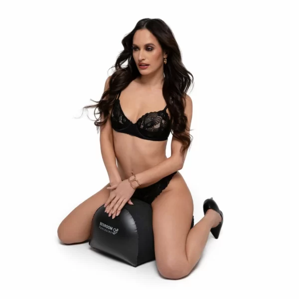 Bedroom Fantasies Straddler Inflatable Support Pillow Black