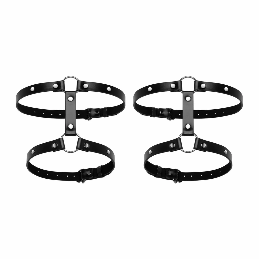 Bedroom Fantasies Adjustable Thigh Harness Black Secure