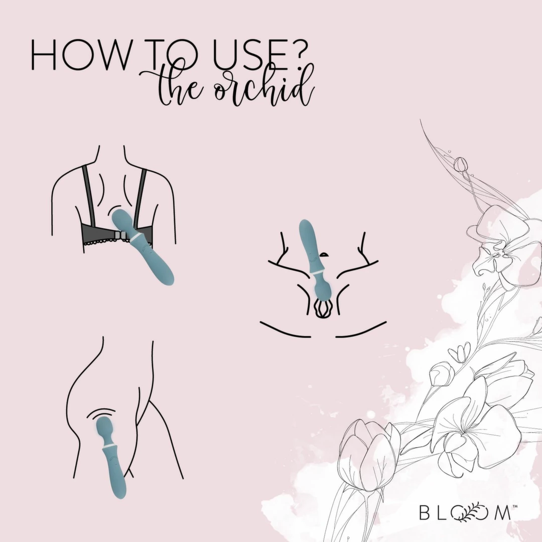 Bloom The Orchid Wand - Rechargeable Massager
