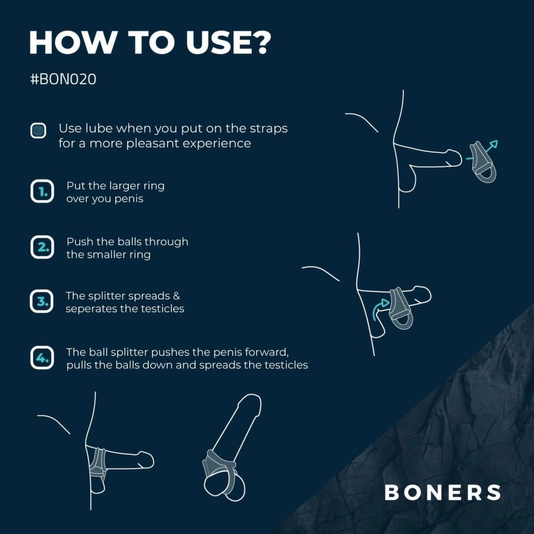 Boners Liquid Silicone Anatomical Ball Separator