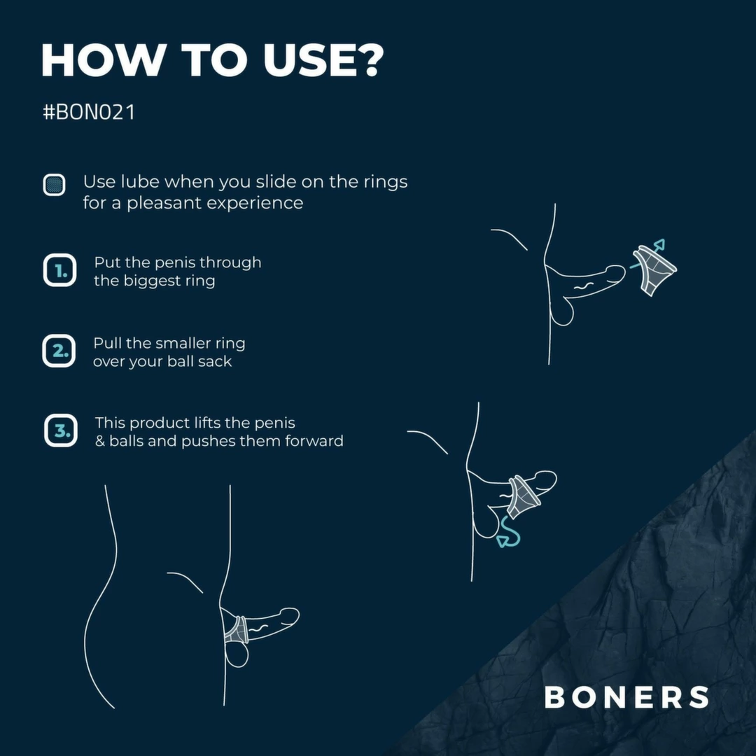 Boners Liquid Silicone Dual-Ring Anatomical Support System