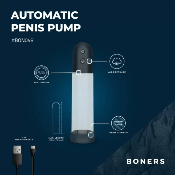 Boners Automatic Power Pump z funkcją maszyny intymnej
