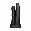 BUTTR Victory Double Finger Silicone Plug - Ergonomic Black Model. Butt plug. See functions