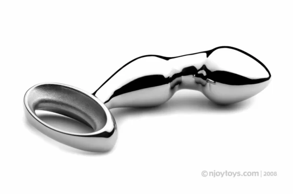 Njoy PFun Stainless Steel Anatomical Plug - Ergonomic Design