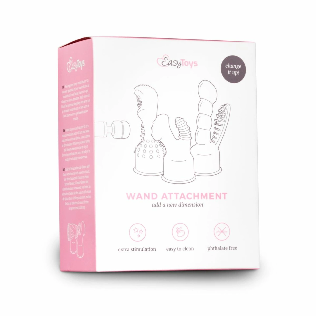 EasyToys Black nasadka do masażera wand silikonowa czarna - Anelma wibratory akcesoria
