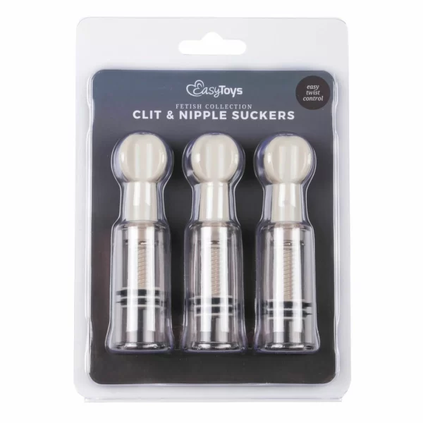 EasyToys Stimulation Set 3pcs - Adjustable Vacuum Suction