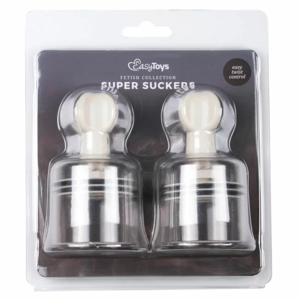 EasyToys Large Vacuum Suction Cups Set for Body Stimulation