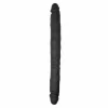EasyToys Silicone Double-Ended Flexible Intimate Toy 45 cm Black - Anelma sextoys