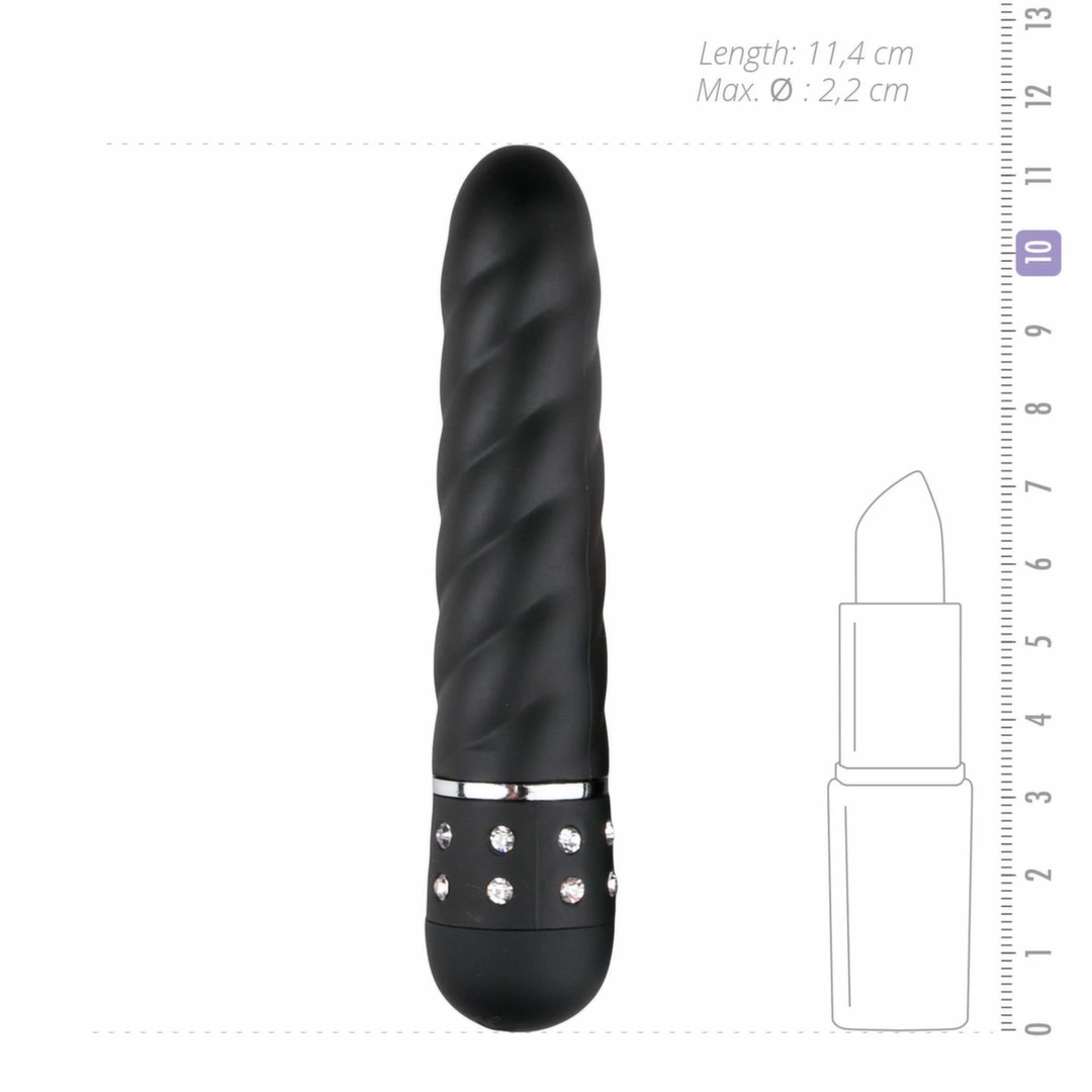 Love Diamond Black Mini Vibrator