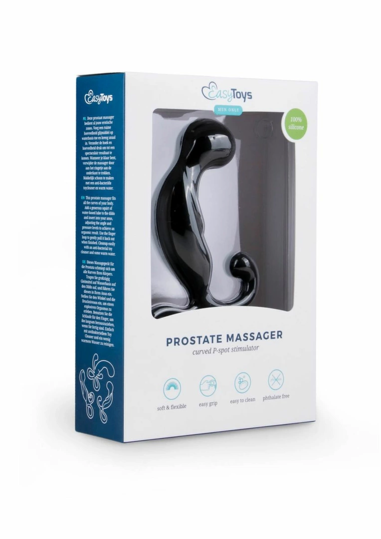 Sway Curved Black - Anatomiczny masaÅ¼er stref intymnych silikonowy