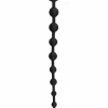 EasyToys Anal Beads Black 10-Piece Flexible Silicone Chain 34 cm