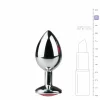 Rimba Metal Intimate Plug Silver-Pink Medium