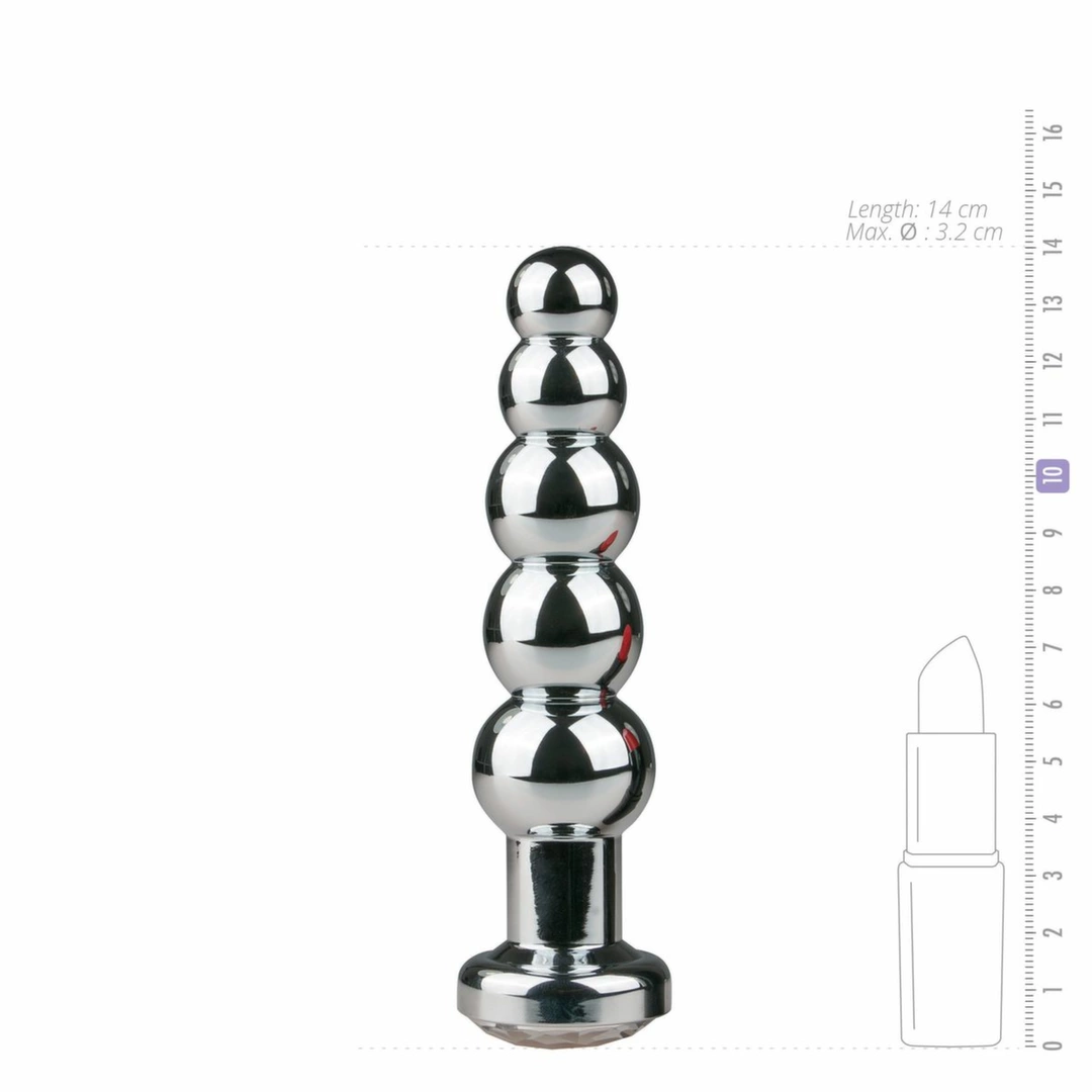 Rimba Aluminium Plug Clear Crystal