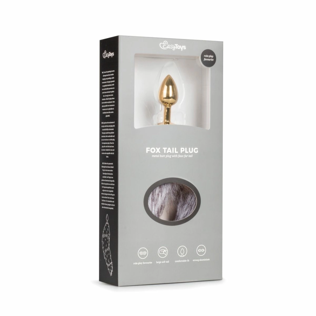 Pipedream Fox Tail Aluminum Model - Intimate Stainless Attachment