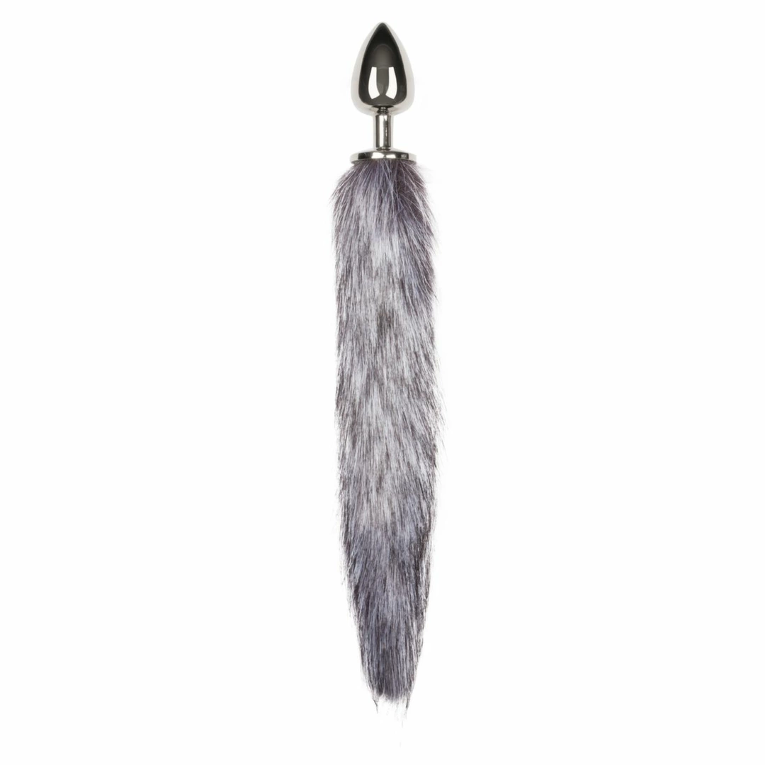 Easytoys - Fox Tail Aluminium - model z futrzanym ogonem Easytoys - Fox Tail Aluminium - model z futrzanym ogonem