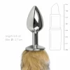 Easytoys - Aluminiumowy plug z puszystym ogonem liska