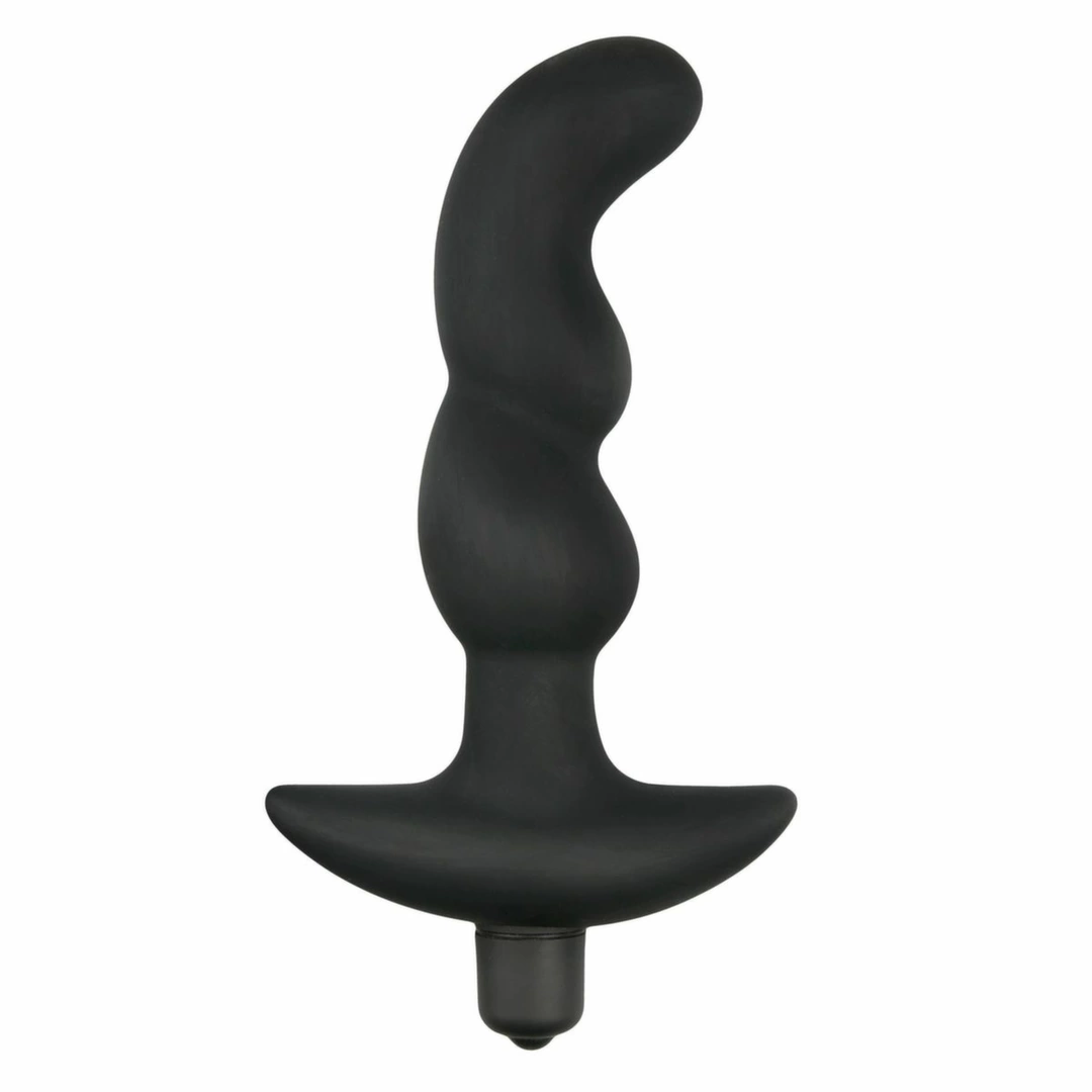 EasyToys Silicone Prostate Massager Black Ergonomic Design