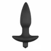 Sinner Gear Silicone Intimate Massager Black - Flexible Perineum Stimulator