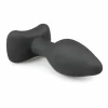 Sinner Gear Black Silicone Intimate Plug Small