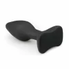Sinner Gear Black Silicone Intimate Plug Small - Ergonomic Design. Butt plug. See functions