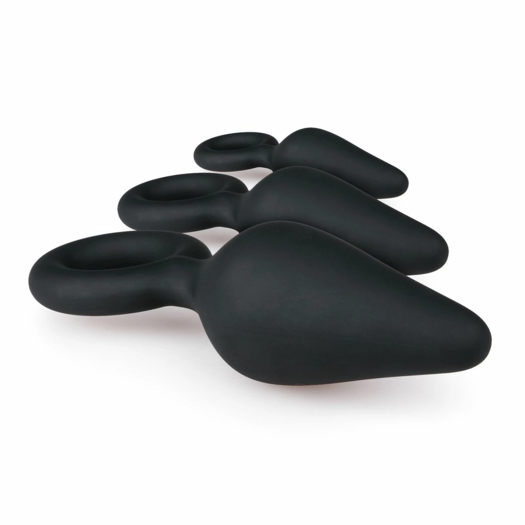 EasyToys Silicone Plug Set Black