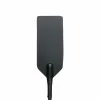 Ouch! Skorzany Bat Czarny z Metalowymi Elementami 45 cm