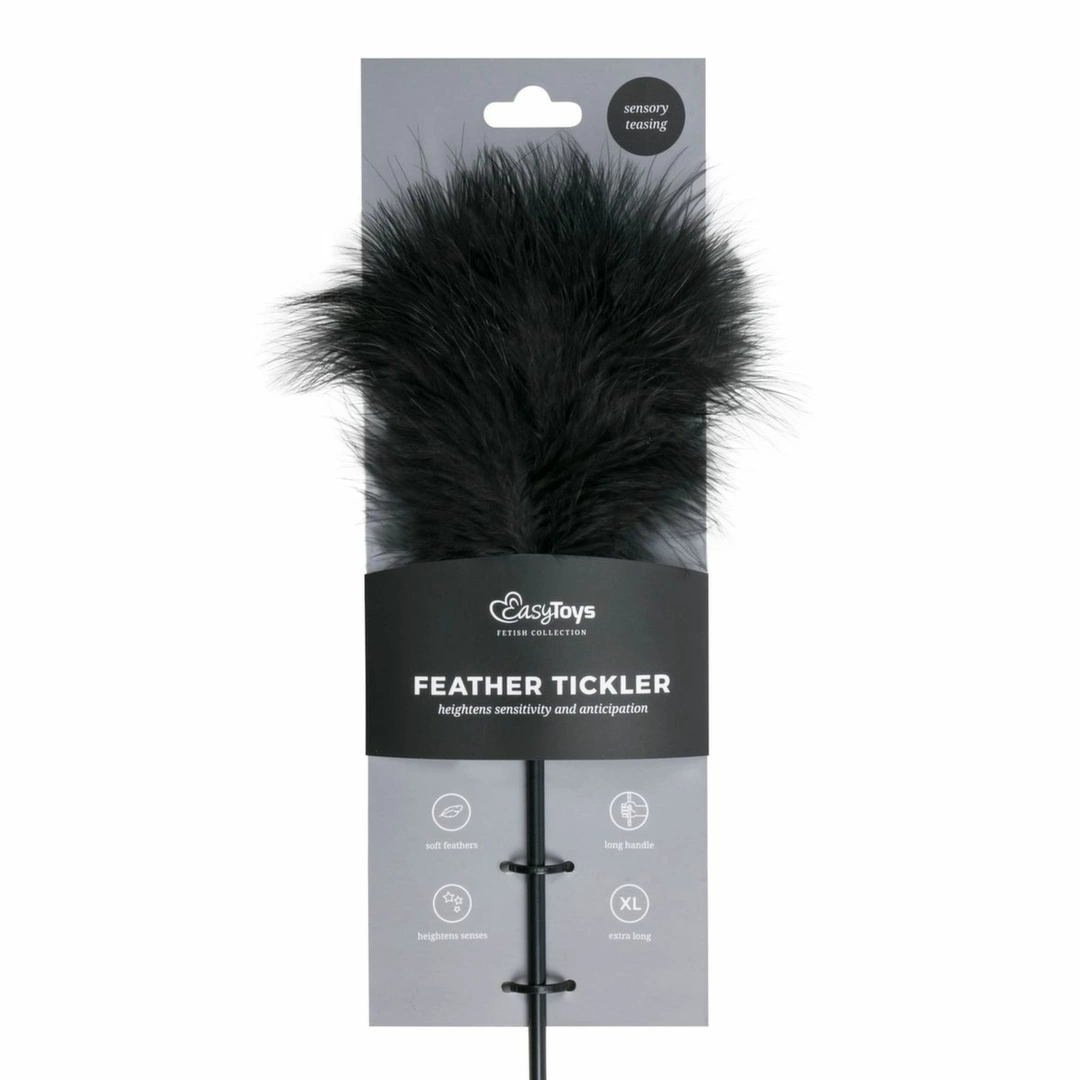 Ouch! Long Feather Tickler Black