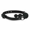 EasyToys Ball Gag silikonowy z regulowanym paskiem czarny EasyToys Ball Gag silikonowy z regulowanym paskiem czarny