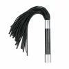 Ouch! Flogger z metalowym uchwytem - elegancki bat do gry scenicznej - Anelma Ouch! Flogger z metalowym uchwytem - elegancki bat do gry scenicznej