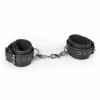 EasyToys Ankle Cuffs Faux Leather Adjustable Black 13-30cm