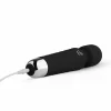 EasyToys Mini Wand Black - Compact Silicone Massager