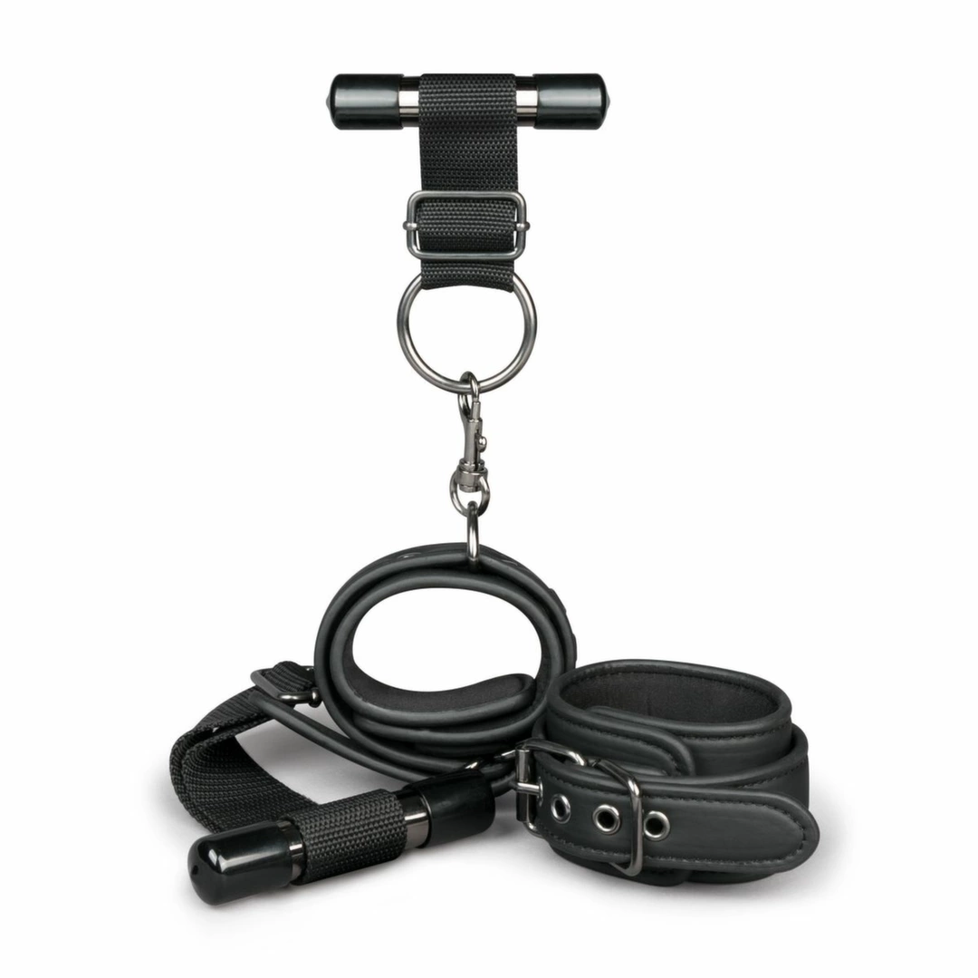 EasyToys Opaski na Nadgarstki Do Drzwi Regulowane Czarny - Anelma EasyToys Opaski na Nadgarstki Do Drzwi Regulowane Czarny