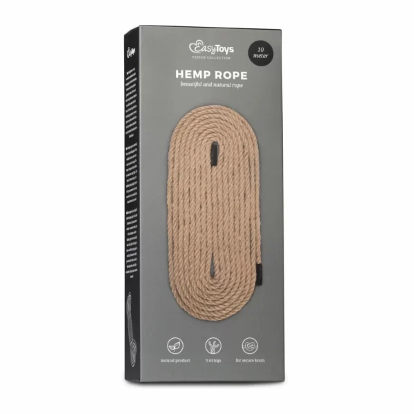 EasyToys Hemp Bondage Rope 10m