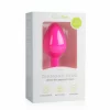 EasyToys Diamond Plug Medium Pink - Silicone Intimate Accessory with Gemstone Base. Butt plug. See functions