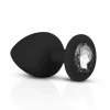 EasyToys Silicone Anal Trainer Set with Decorative Gem Black