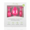 EasyToys Silicone Jewel Plug Set Pink - 3 Sizes