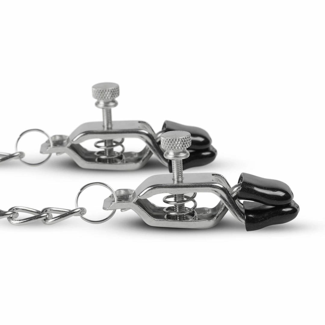 EasyToys Metalowe Zaciski z ÅaÅ„cuszkiem - Regulowane