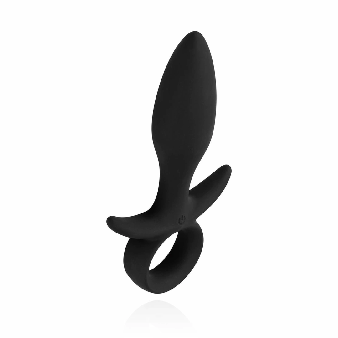 EasyToys Butt Buzzer Silicone Intimate Device 10-Mode Black